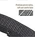 Nylon Sport Loop Band SIKAI 20mm Replacement Nylon Strap Compatible with Amazfit Bip/Huawei Watch 2 Sport/Ticwatch E Breathable with Hook and Loop Fastener Adjustable Closure (Black)