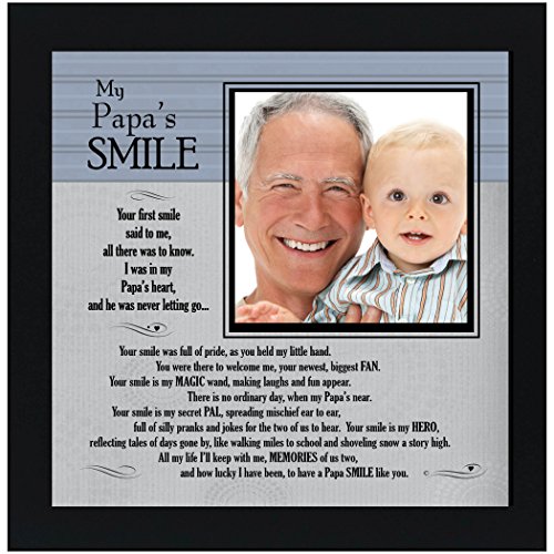 The Grandparent Gift My Papa's Smile Frame
