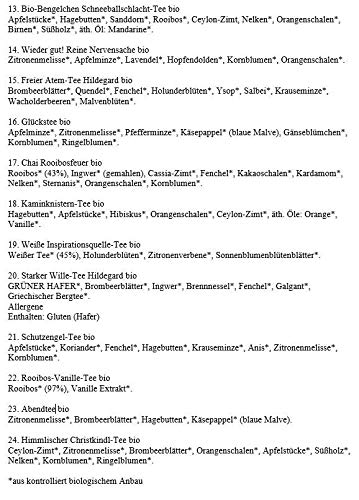 Tee-Adventskalender - Sonnentor, 3er-Pack – Bild 8