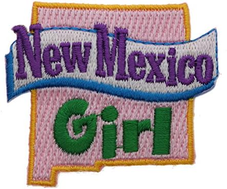 New Mexico Girl 2 inch small Iron on Patch Ava2377