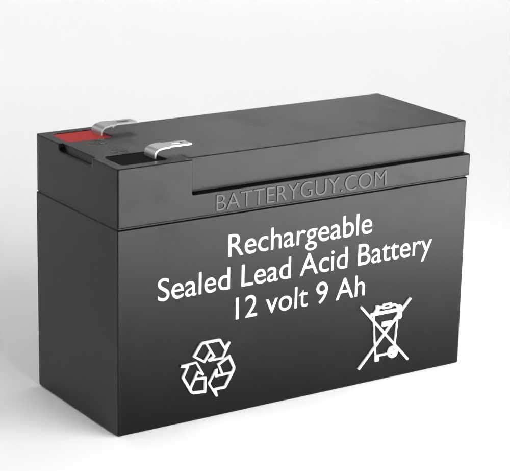 BatteryGuy WP1236W Replacement 12V 9Ah SLA Battery Brand Equivalent (Rechargeable) - Qty of 1