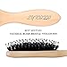 Boar Bristle Hair Brush-Oval Cushion Hairbrush with Natural Wooden Handle Best for Styling, Smoothing, Detangling Thick,Thin,Straight,Curly,Wavy,Dry or Damaged Hair to Women,Men,Kids,Giftbox Included