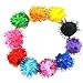 RIMOBUL 50PCS 1.5 INCH Sparkly Cat Toys Extra Large Cat's Favorite Chase Glitter Ball Toy Sparkle Pom Pom Balls