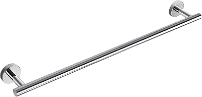 SAYAYO Towel Rail Wall Mounted 60CM Chrome SUS304 -600-C
