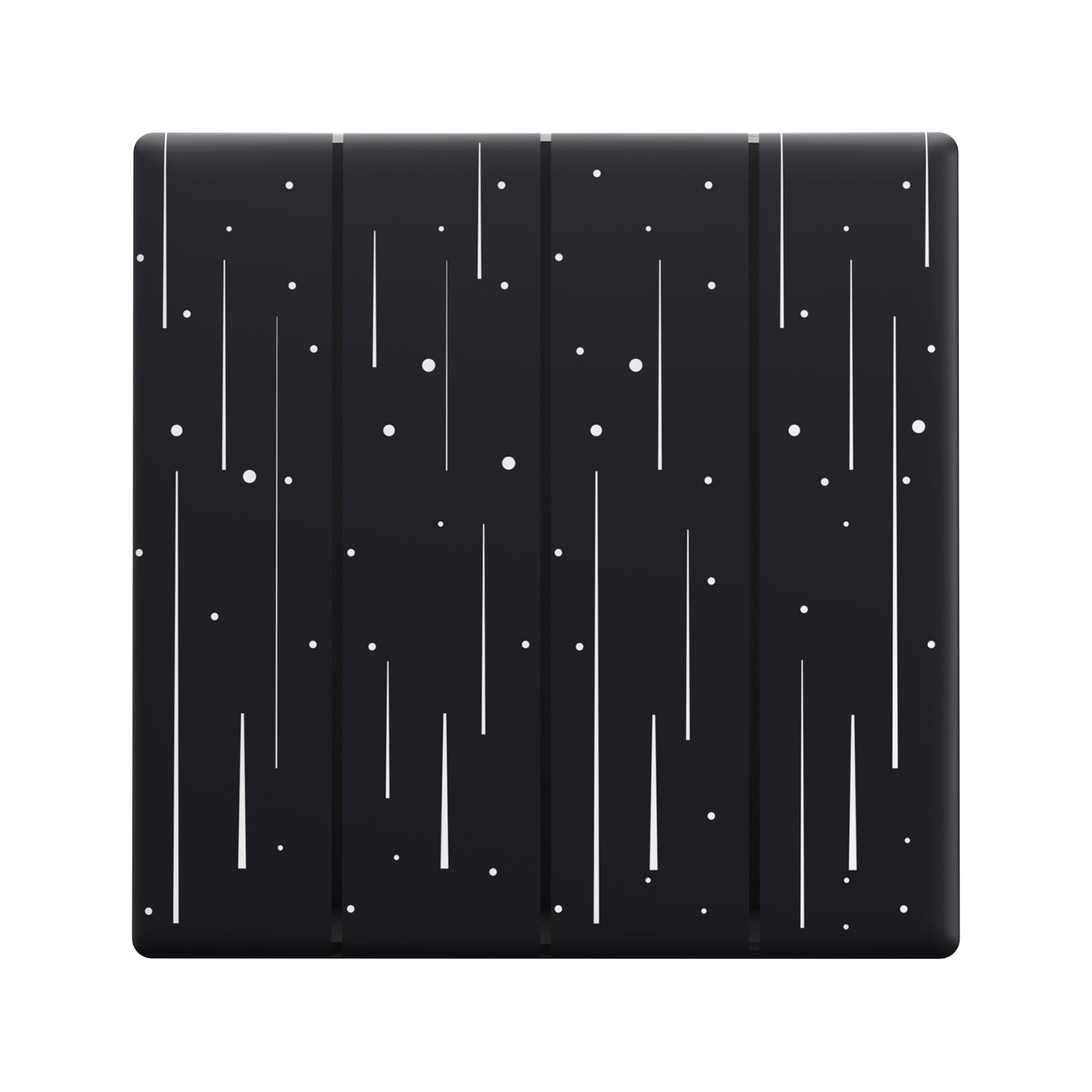 SONOFF Touch Light Switch Cover, T5 WiFi Light Switch Cover Replacement, Smart Switch Panel Cover 4 Gang (T5-4C-86-Star) — image 1