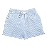 Mud Pie Seersucker Swim Trunks (Large- 4T/5T)