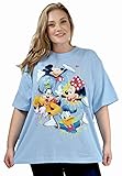 Disney Women's Plus-Size Graphic Print T-shirt