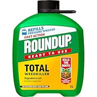 Roundup Fast Action Pump 'N Go Weed Killer 5L Refill, Clear, 112113