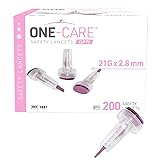 ONE-CARE Opti Safety Lancets, Top Button