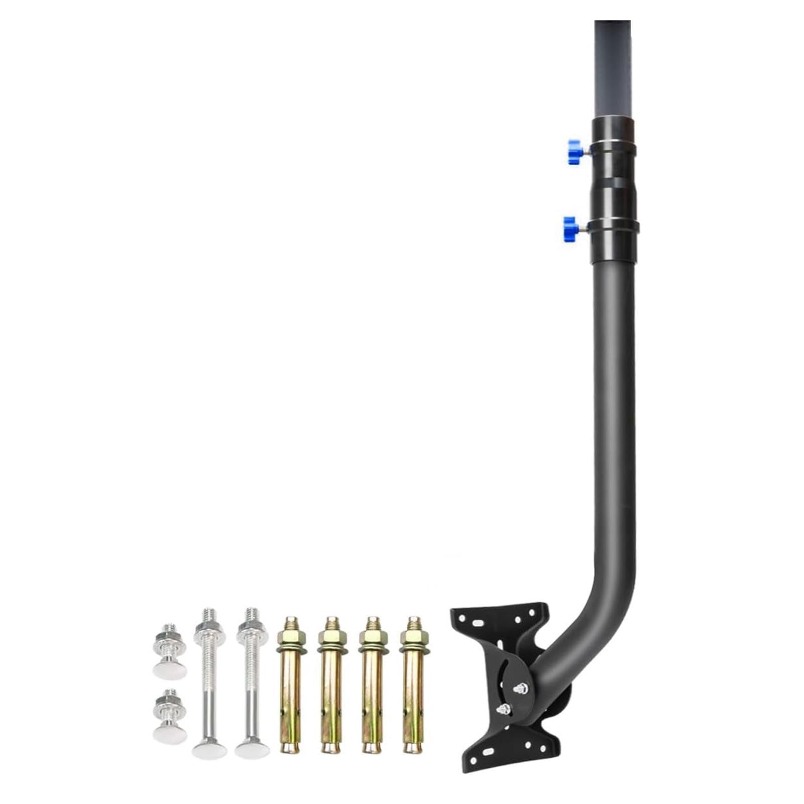 Mounting Kit, Angle Adjustable Stainless Steel Long Wall Mounting Kit with Adapter, Mounting Bracket, Stable Mounts for V2, Easy to Install