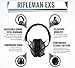 Rifleman EXS Electronic Hearing Protection for Shooting - Adjustable Folding Low Profile Design
