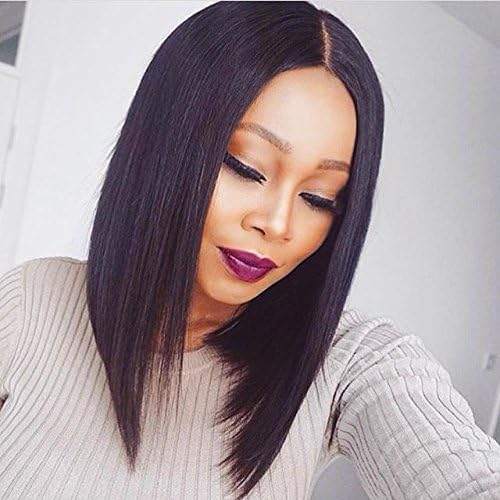 Yokada Hair Short Bob Lace Front Wig for Black Women (12 inch)
