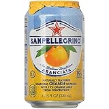 Sanpellegrino Orange Sparkling Fruit Beverage, 11.15 fl oz. Cans (6 Count)