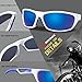 RIVBOS Polarized Sports Sunglasses Driving Sun Glasses For Men Women TR 90 Unbreakable Frame For Cycling Baseball Running Rb831