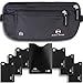 Alpine Rivers RFID Money Belt for Travel - Hidden Waist Pouch Passport Holder with RFID Card Sleeves, Slim and Adjustable Fit for Men and Women
