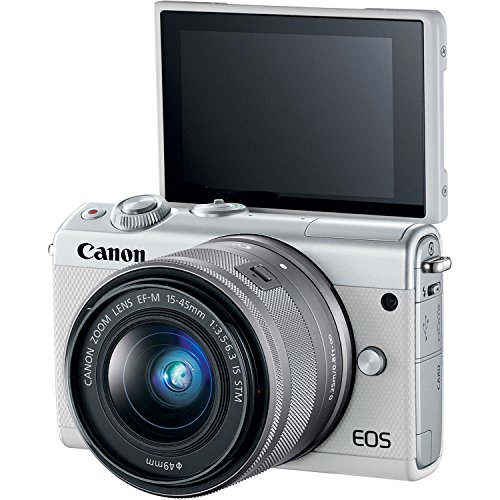 Canon-EOS-M100-Mirrorless-Digital-Camera-with-15-45mm-Lens-Silver-Basic-Photo-Accessory-Bundle
