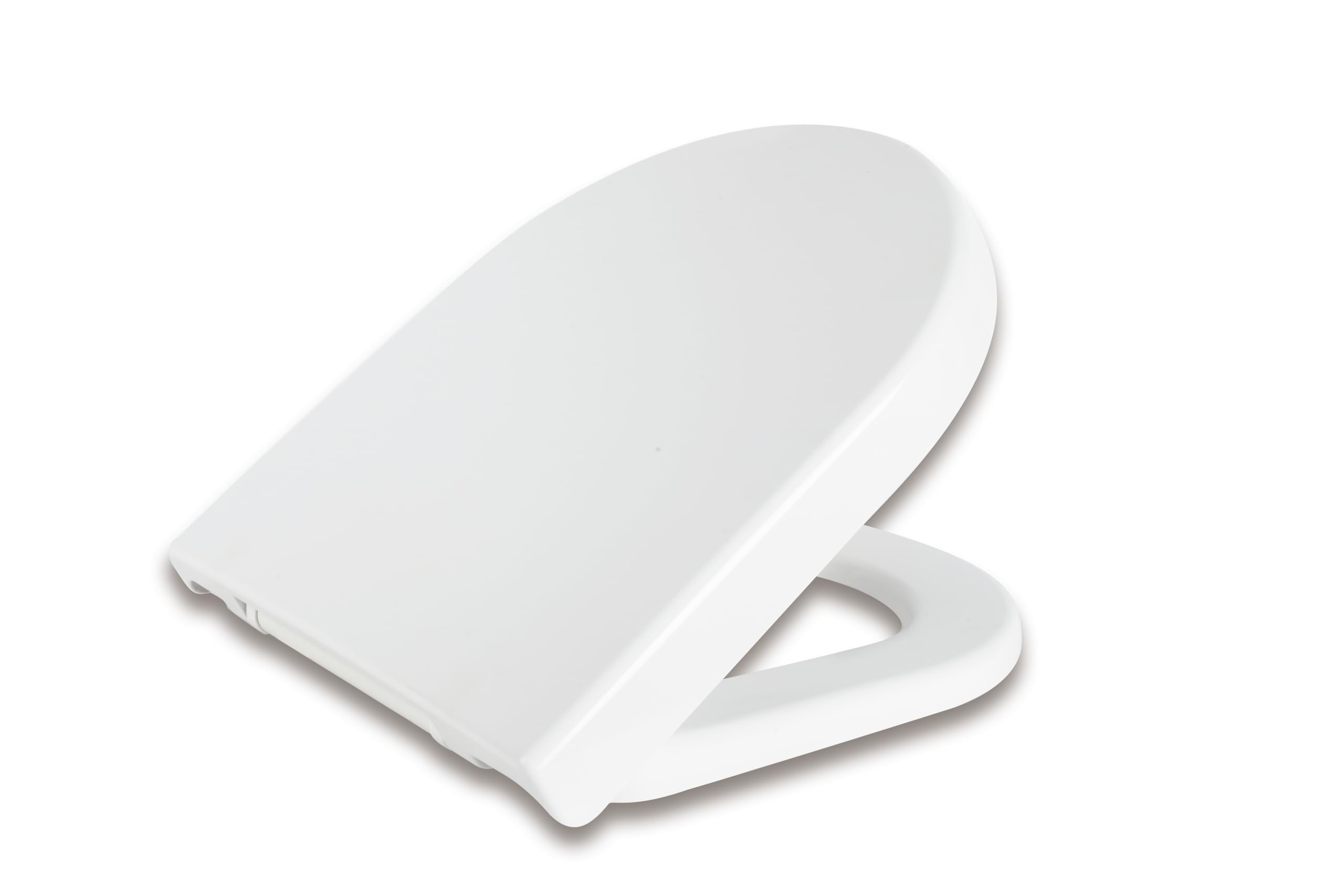Grünblatt Toilet Seat 515200 Suitable for Villeory & Boch Subway Toilet Seat with Soft-Close Mechanism and Removable for Cleaning Duroplast Material White (Subway Compatible)