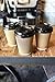 OzBSP Premium Disposable Paper Coffee Cups with Lids 12 oz - 100 Pack | Stylish Ripple Wall Design | Double Wall Insulated Hot Cups To Go | No Sleeve Required | Perfect for Office Parties Home Travel