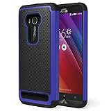 Zenfone 2 Laser Case, MoKo [Shock Absorption] Slim Dual Layer Protective Case with Soft Silicone Bumper and Rigid PC Back Cover for ASUS Zenfone 2 Laser (ZE550KL / ZE551KL) 5.5 Inch - Indigo