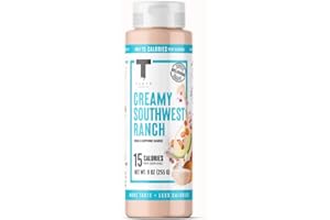 Taste Flavor Co. Creamy Southwest Ranch Salad Dressing and Dipping Sauce, Gluten Free Tangy Condiment for Tacos, Wings and Bo