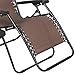 Best Choice Products Folding Zero Gravity Outdoor Recliner Patio Lounge Chair w/Adjustable Canopy Shade, Headrest, Side Accessory Tray, Textilene Mesh - Brown