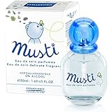 Mustela Musti Eau de Soin Spray, Gentle Fragrance for Baby, Subtle Citrus and Floral Notes, Alcohol-free, 1.69 fl. oz.