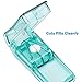 BUG HULL Pill Cutter for Small Pills, Tablet Splitter, Stainless Blade Medicine Slicer Cutting Drugs Cleanly and Evenly