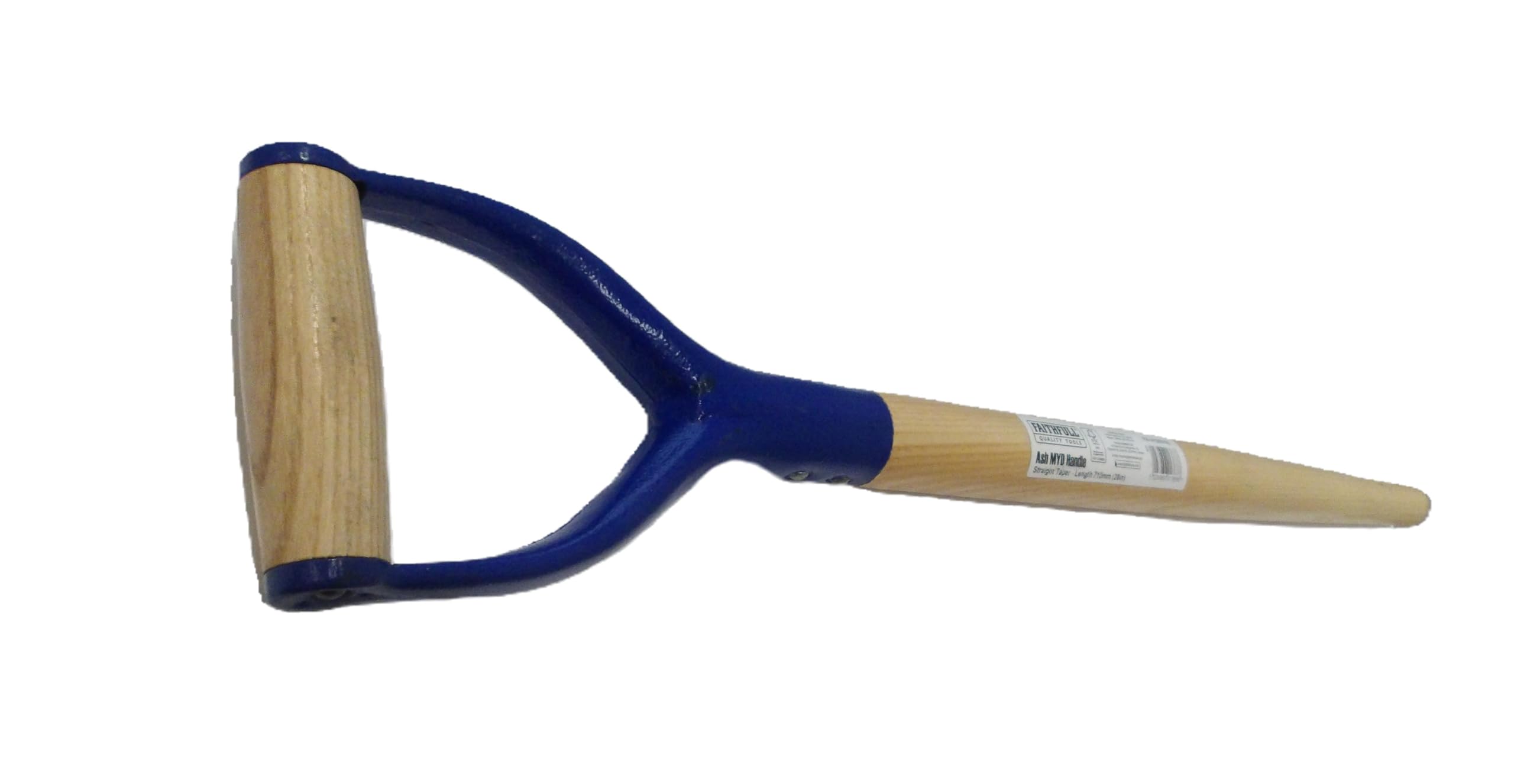 Faithfull Replacement MYD Handle Straight Taper for Spades, Forks & Shovels – FSC Ash Wood - 71cm (28in)