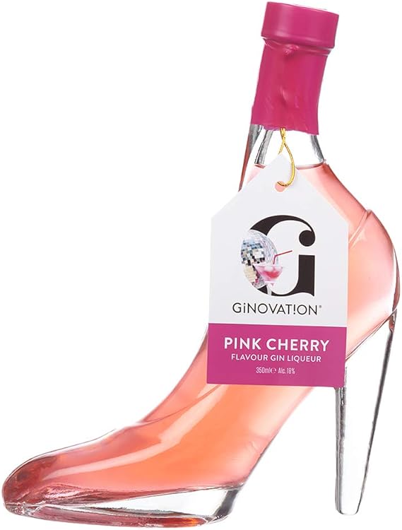 Ginovation Pink Gin Liqueur Shoe (18 ABV) by Blue Tree Gifts Small