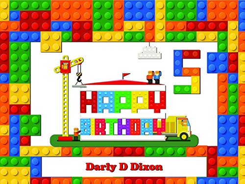Custom Home Decor Construction Birthday Poster For Kids Size