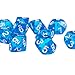 MonkeyJack Set of 60 Pieces Ten Sided D10(0-9) Dice Die for D&D Party Pub Bar Casino Poker Card Dice Guessing Game Accessories