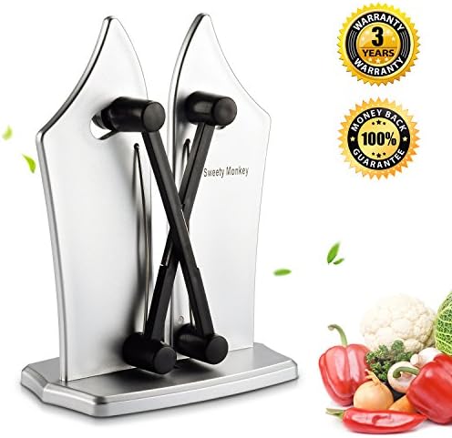 Bavarian Edge Knife Sharpener Bavarian Knife Sharpener Knife Sharpener Butterfly Knife Sharpener Triple-Action Sharpens, Hones, Polishes Serrated, Beveled, Standard Blades TV knife sharpener