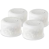 Shower Head Filter Replacement Cartridge Compatible with All Canopy Handheld & Fixed Filtered Shower Head, Shower Filter For Hard Water, 4Pack