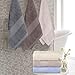 Wonwo 100% Cotton Bath Towels, 600 GSM Luxury 6 Piece Set - 2 Bath Towels, 2 Hand Towels, and 2 Washcloths - Gray