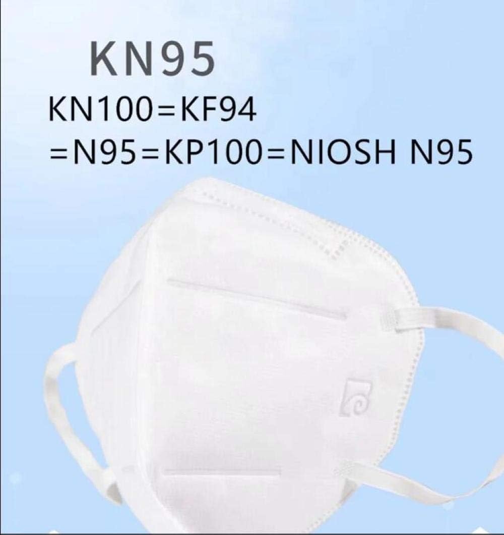Qoloog 10pcs kn95 KN95 mask filter soft breathable non-woven protective mask ventilation protection