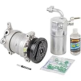 AC Compressor &amp; A/C Repair Kit For Chevy Silverado GMC Sierra 1500 V8 1999 2000 2001 2002 Replaces Delphi HU6 - BuyAutoParts 60-80142RK New