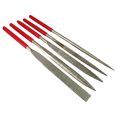 HTS 101D0 5Pc 180mm/180 Grit Diamond File Set
