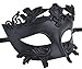 Mens Masquerade Mask Greek Roman Party Mask Mardi Gras Halloween Mask Black