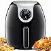 Tidylife 6.3 QT Air Fryer, 1700W 8 in 1 One-Touch Cooking Oilless XL Air+Fryer, 0-60 Mins Timer, 180-400 ℉ Fast Cooking, Dishwasher Safe, Auto Shut Off (Over 50 receipes) (6.3QT)
