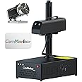 ComMarker B4 100W JPT Mopa Fiber Laser Engraving Machine with Rotary Axis,Support Lightburn Laser Engraver with 2Lens,2in1 Desktop Handheld Color Marking Machine for Stainless Steel,Ring,Tumbler