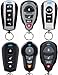 Supple Leather Remote Control Cover/Case for certain Viper Python Clifford and many Infinity Toyota Dodge Chrysler, Nissan & Jeep (Black)