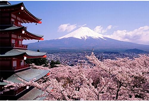 Puzzle Wooden Young Adult 500 Piece Educational Toys Kid Jigsaw Puzzles japanese Cherry