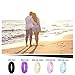 Marrimi Silicone Wedding Rings for Women,Size 4 to 8-5 Rings Pack -Purple with Silver Glitter、White with Turquoise Glitter、White with Pink Glitter、White with Golden Glitter、Black with Silver Glitter