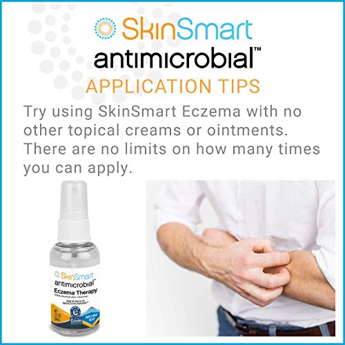 SkinSmart Eczema Therapy Removes Bacteria, so Your Skin Can Heal, Travel Size 2 Ounce Spray (Pack of 3)