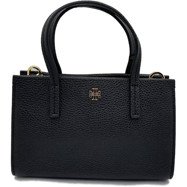 Amazon.com: Tory Burch 136144 Ella Black With Gold Hardware
