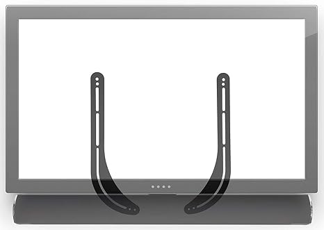 placing soundbar above tv
