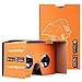 QPAU Google Cardboard 3D VR Glasses Kit, 45mm Lenses for Android and iOS - Orange