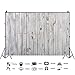 Laeacco Weathered Whitish Wood Plank Photography Background 90cm x 60cm Vinyl Rustic Grunge Vertical Striped Wooden Board Backdrops Children Adults Pets Product Rural Style Photo Shooting