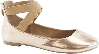 rose gold ballerina flats