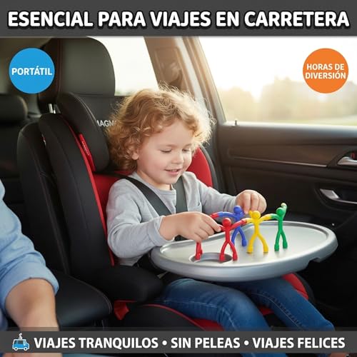 MAGMEN Figuras Magnéticas para Niños 10 Piezas Colores Sólidos | Juguete Didáctico Stem | Clic Satisfactorio | Imanes Neodimio | Sin Pantalla | 3-12 Años | Sin BPA | NOM-015
